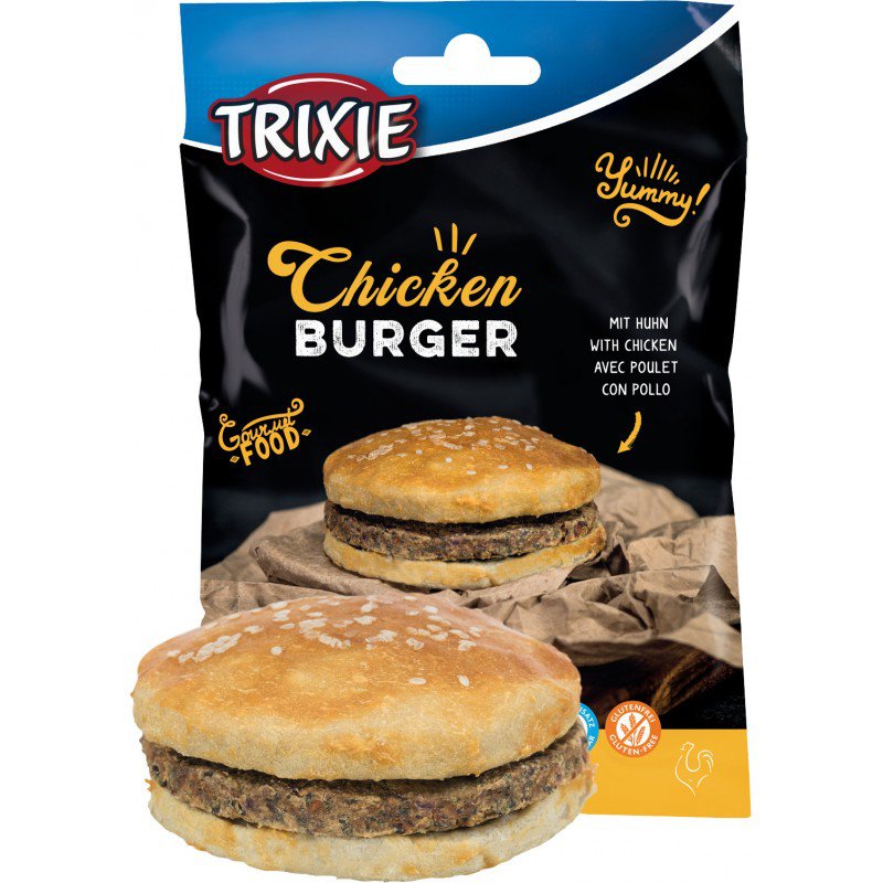 CHICKEN BURGER, PRZYSMAK DLA PSA Z KURCZAKIEM 140G, 9CM