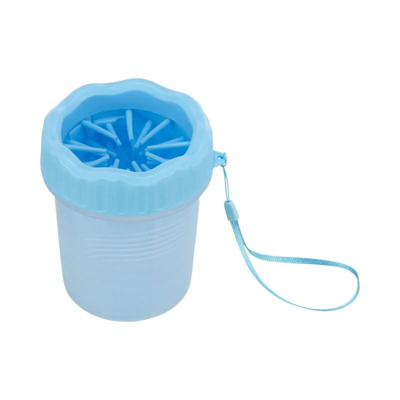 Trixie silikonowy niebieski czyścik do łap dla psa M-L