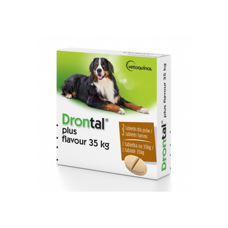 Vetoquinol Drontal Plus 35 KG tabletki odrobaczające 2 szt
