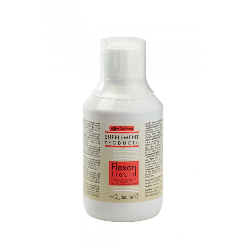 DIAFARM FLEXON LIQUID 250 ML - preparat na stawy dla psów i kotów