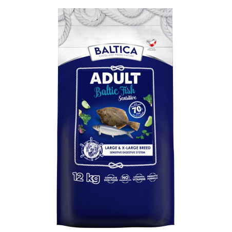 Baltica adult sensitive karma z rybami bałtyckimi dla dużych ras 12KG