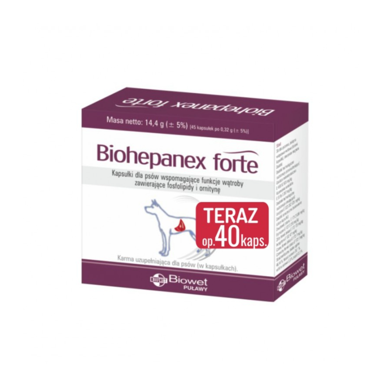 Biohepanex Forte 40 kaps.