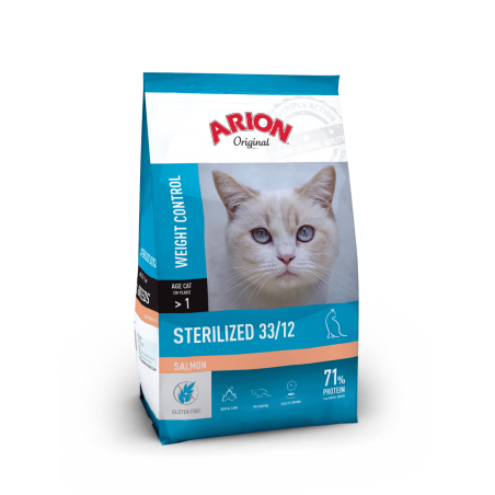 Arion original cat sterilized z łososiem 2 KG