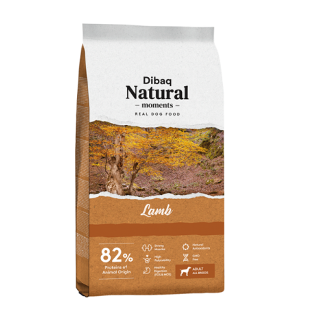 Dibaq Natural sucha karma dla psów z jagnięciną 3 kg