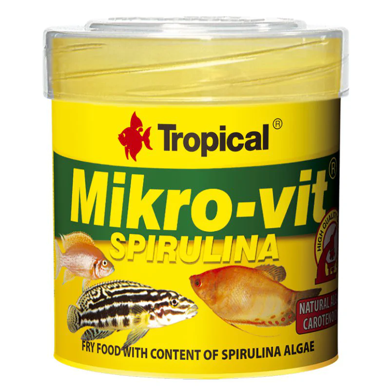 Tropical Mikro-Vit Spirulina pokarm dla narybku 50ml/32G