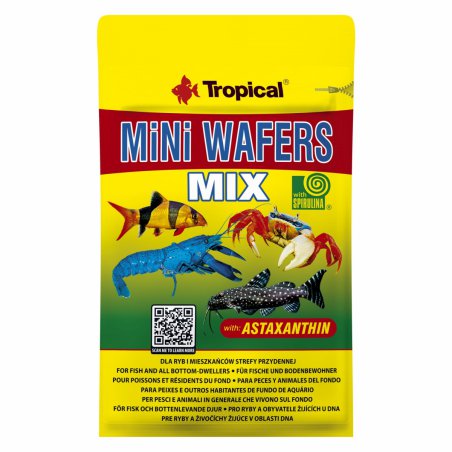 Tropical Mini Wafers pokarm dla ryb wszystkożernych mix 18G