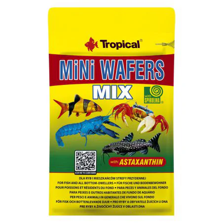 Tropical Mini Wafers pokarm dla ryb wszystkożernych mix 18G
