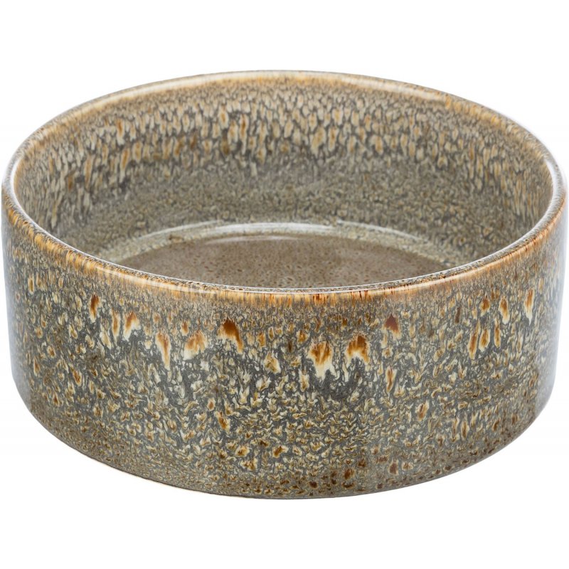 MISKA CERAMICZNA DLA PSA BRĄZOWA 0,9L /16CM