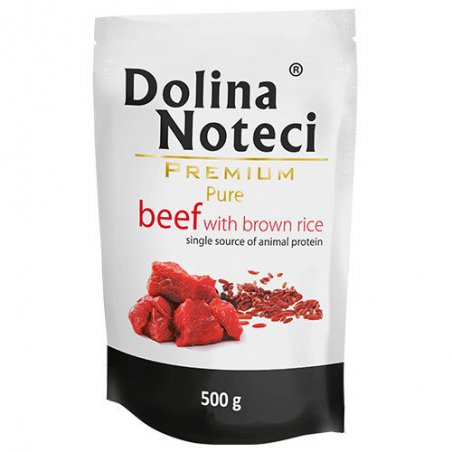Dolina Noteci Premium Pure Wołowina z ryżem 500 g