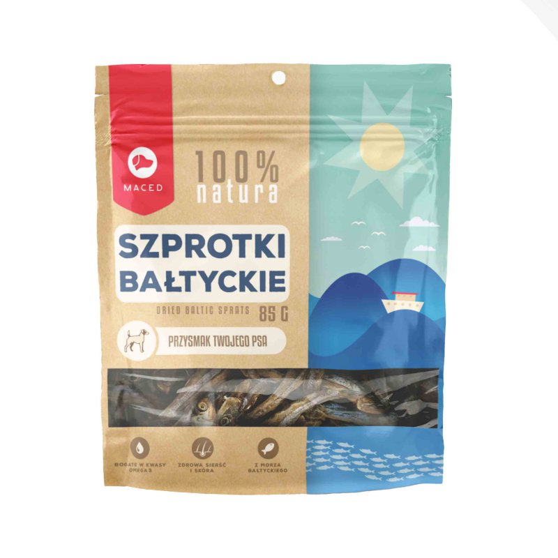 MACED SZPROTKA BAŁTYCKA SUSZONA 85 G