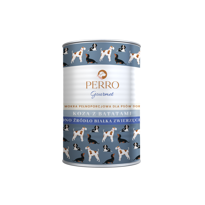 PERRO gourmet koza z batatami 400 g