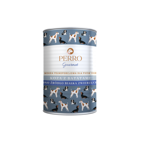 PERRO gourmet koza z batatami 400 g