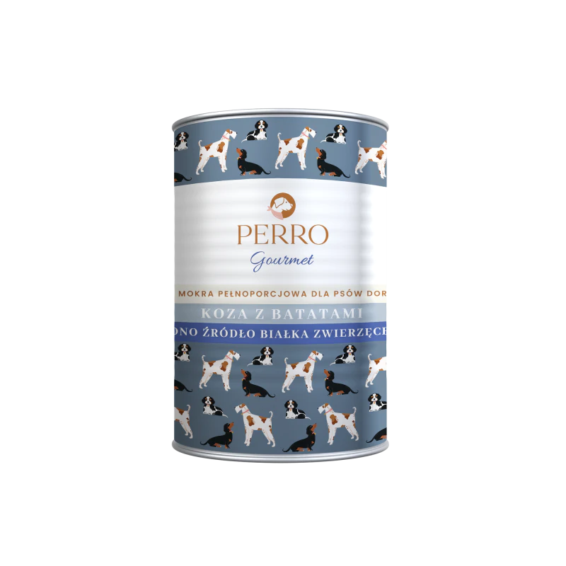 PERRO gourmet koza z batatami 400 g