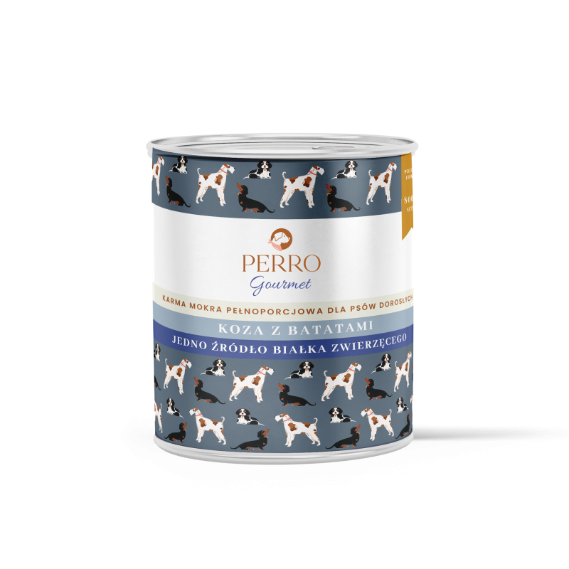 PERRO gourmet koza z batatami 800 g
