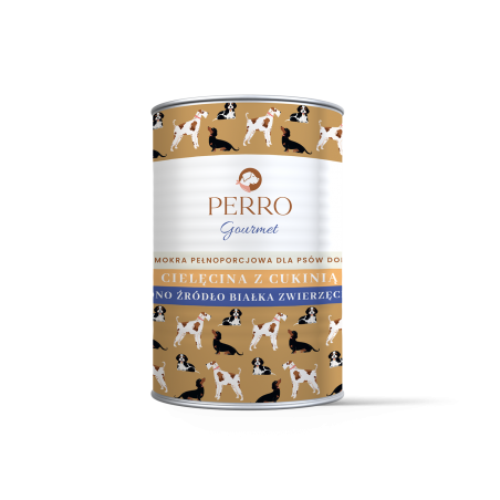 PERRO gourmet Cielęcina z cukinią 400g
