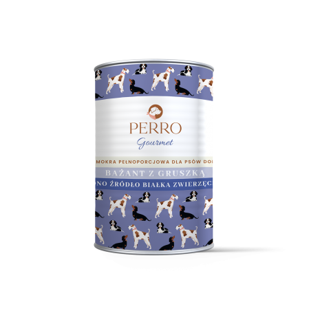 PERRO Gourmet bażant z gruszką 400 g