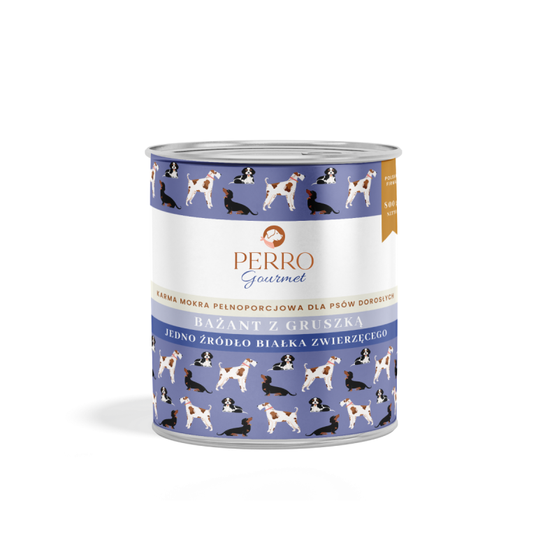 PERRO gourmet bażant z gruszką 800 g