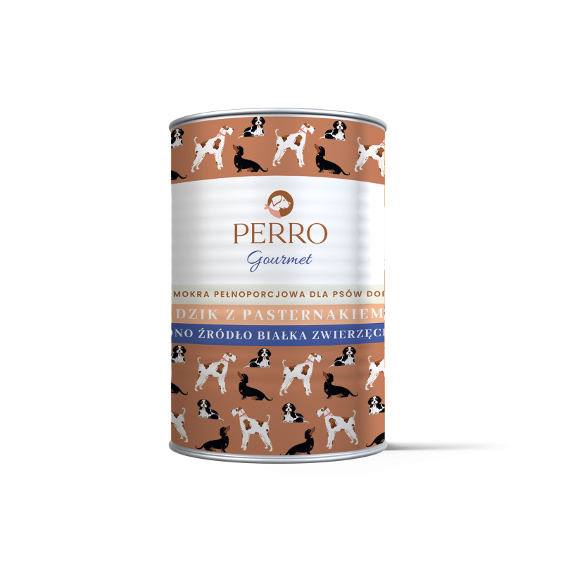 PERRO gourmet dzik z pasternakiem 400 g