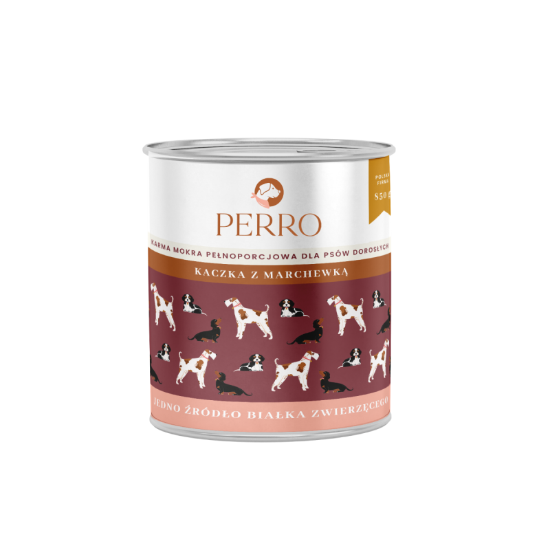PERRO kaczka z marchewką 800 g