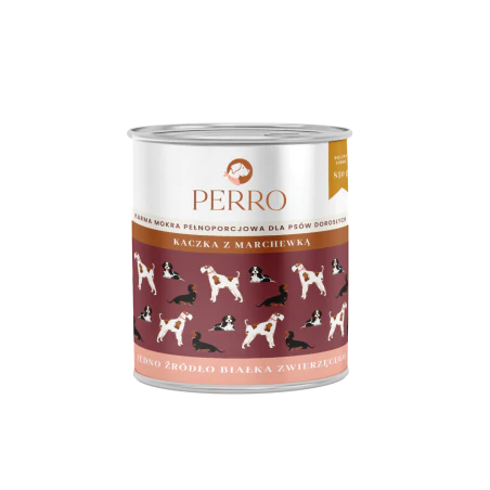 PERRO kaczka z marchewką 800 g