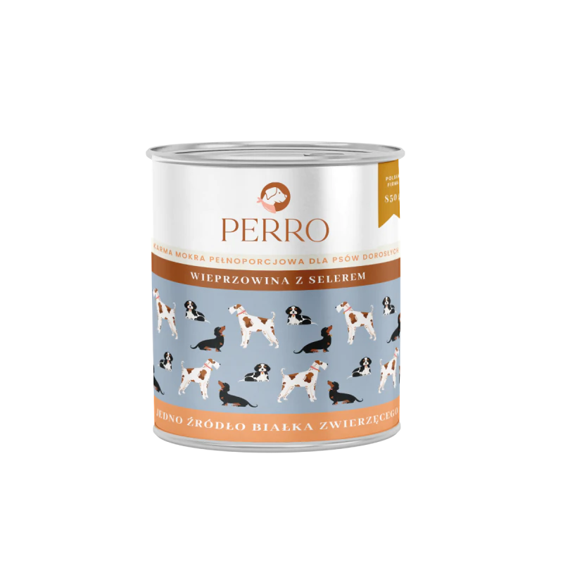 PERRO Wieprzowina z selerem 850 g