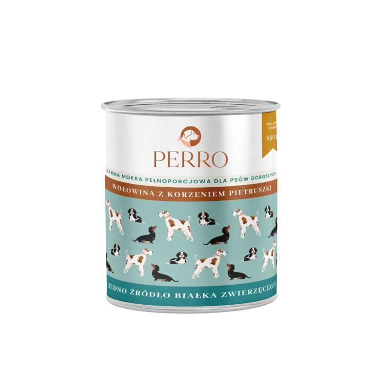 PERRO Wołowina z korzeniem pietruszki 850 g
