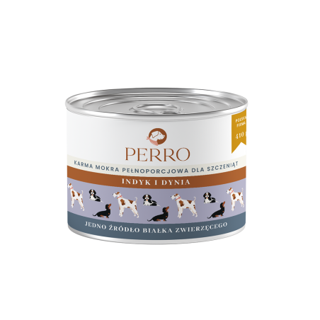 PERRO indyk z dynią dla szczeniąt 410 g