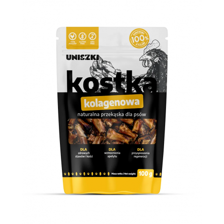 UNISZKI KOSTKA KOLAGENOWA SUSZONA 100 G