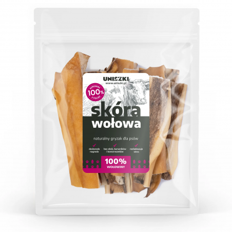 UNISZKI SKÓRA WOŁOWA SUSZONA 100G