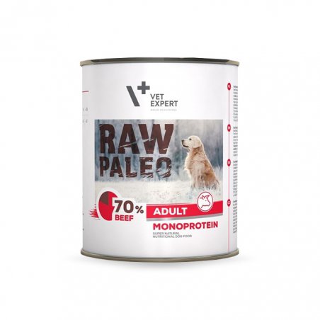 VetExpert Raw Paleo Monoprotein Adult Beef 800g