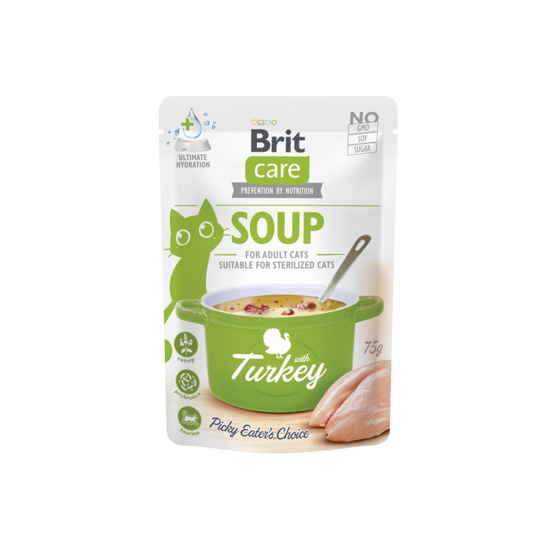Brit Care Cat Soup with Turkey 75 g