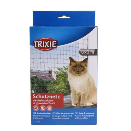 Trixie siatka ochronna na okno balkon dla kota 6 x 3 m czarna-5335