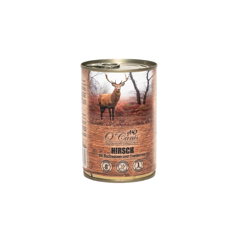O'Canis Mięso jelenia z kaszą gryczaną 400g