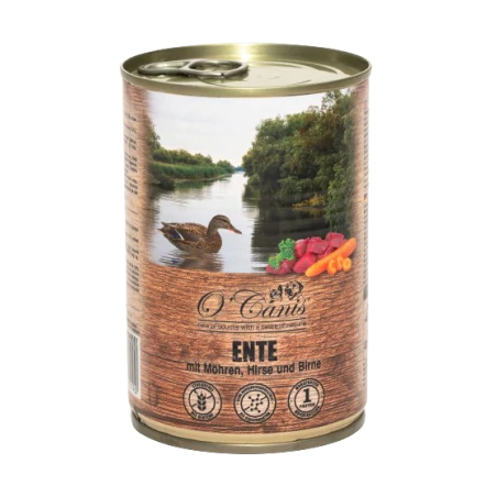 O'Canis Kaczka z marchewką, prosem i gruszką 400 g
