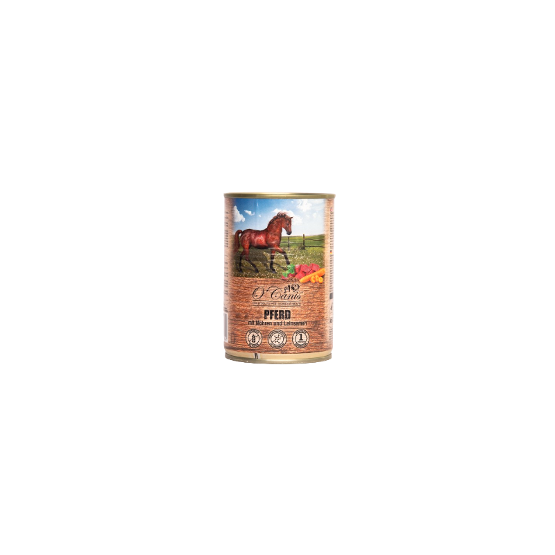 O'Canis Konina z warzywami i siemieniem ln. 400 g