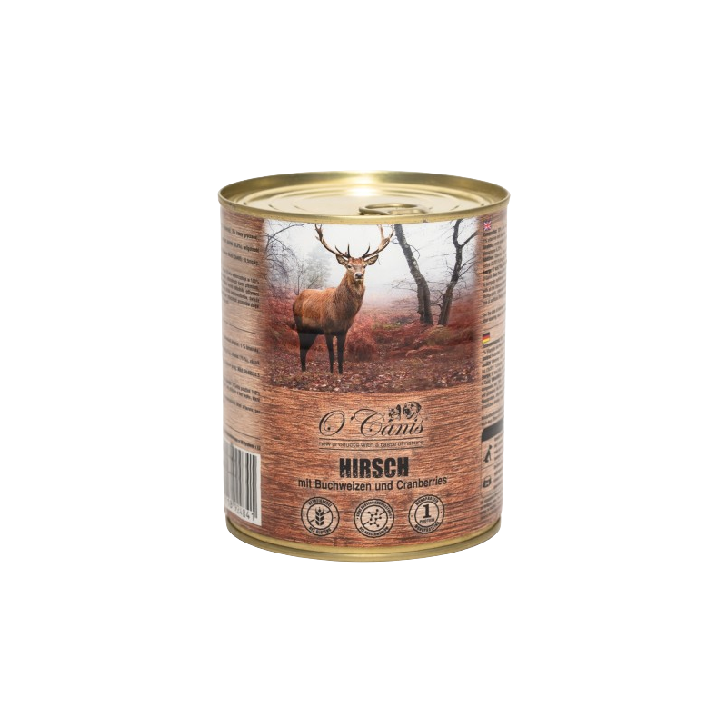 O'Canis Mięso jelenia z kaszą gryczaną 800 g