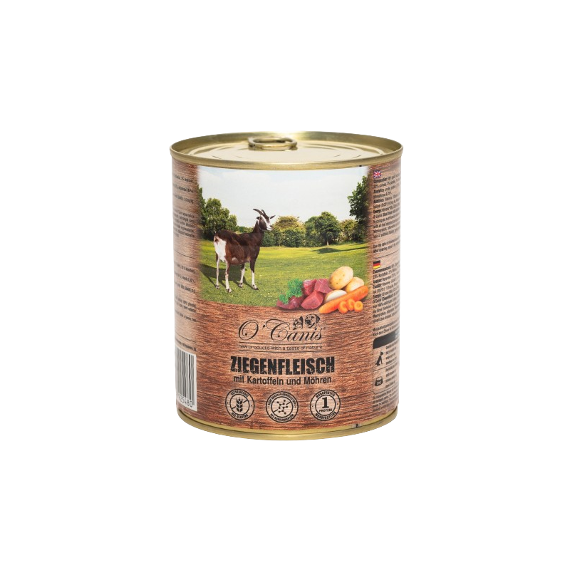 O'Canis Koza z ziemn, pietruszką i marchewką 800 g