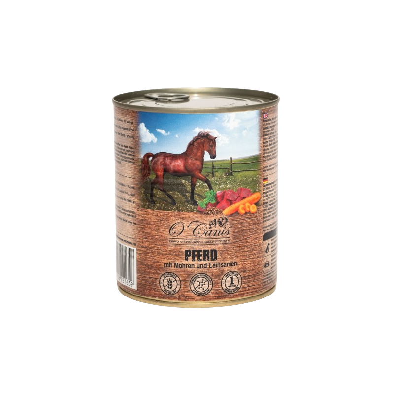 O'Canis Konina z warzywami i siemieniem ln. 800 g
