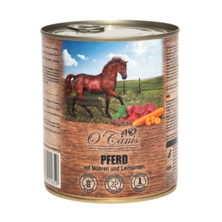 O'Canis Konina z warzywami i siemieniem ln. 800 g