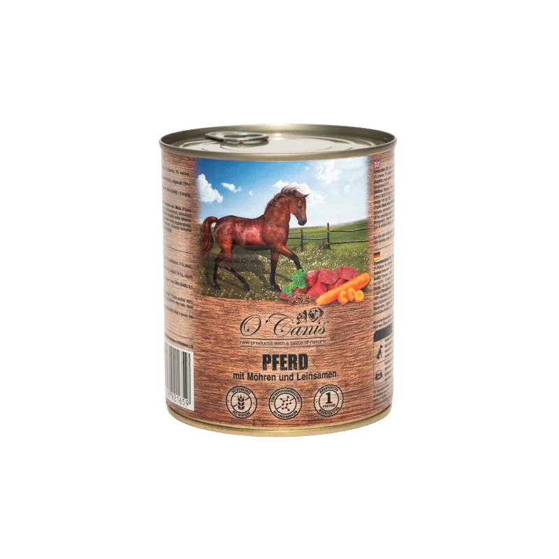 O'Canis Konina z warzywami i siemieniem ln. 800 g