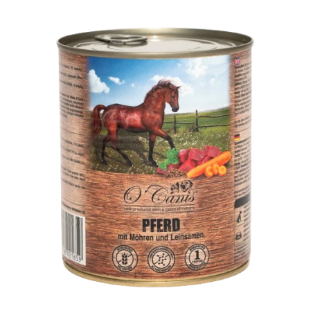 O'Canis Konina z warzywami i siemieniem ln. 800 g