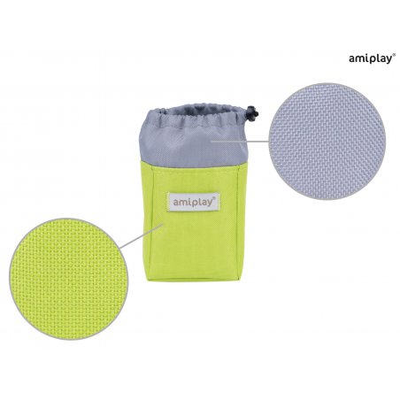 Amiplay Samba Torebka na przysmaki 8 x 6 x 10 cm zielona-5403