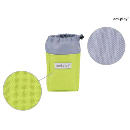 Amiplay Samba Torebka na przysmaki 8 x 6 x 10 cm zielona-5403