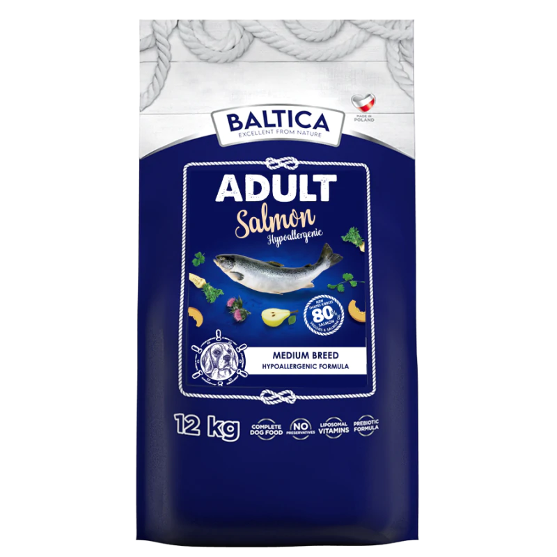 Baltica Adult Salmon Hypoallergenic M 12 kg