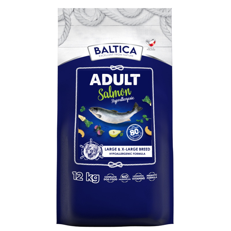 Baltica Adult Salmon Hypoallergenic L/XL 12 kg