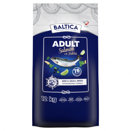 Baltica Adult Salmon with Rabbit XS/S 12 KG