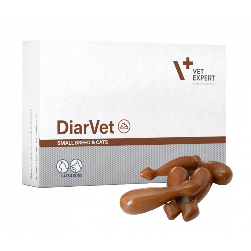 DIARVET SMALL BREED & CATS na biegunkę dla małych psów i kotów 6szt