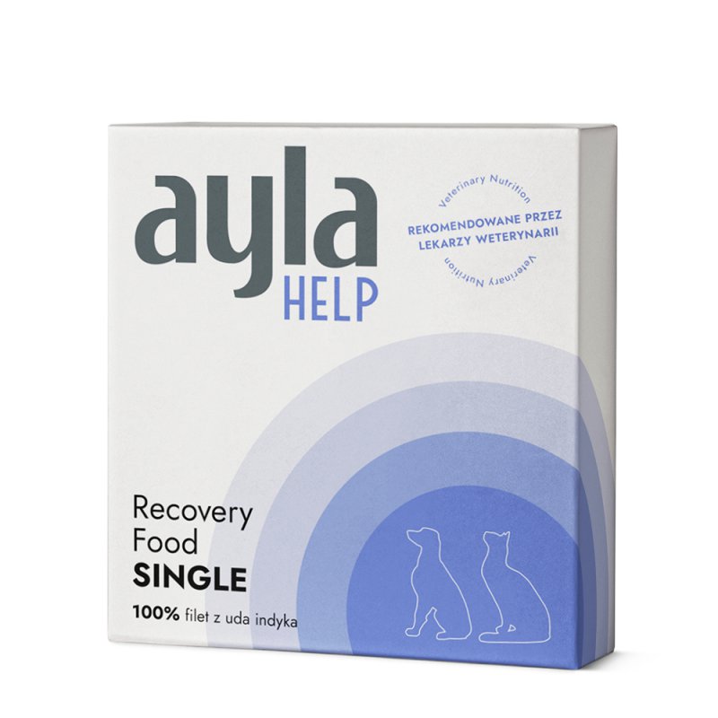 Recovery Food – Uda z indyka 38 g (rekonwalescencja psy i koty) AYLA HELP