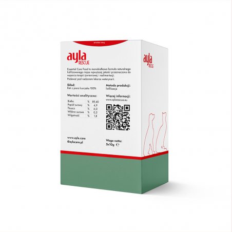 AYLA Rescue Essential Care Food DLA PSA I KOTA FILET Z PIESI KURCZAKA 50 G-5937