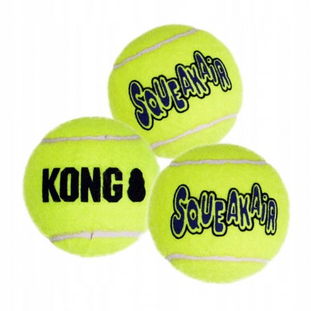 KONG AIR SQUEAKER BALL 3 szt - S